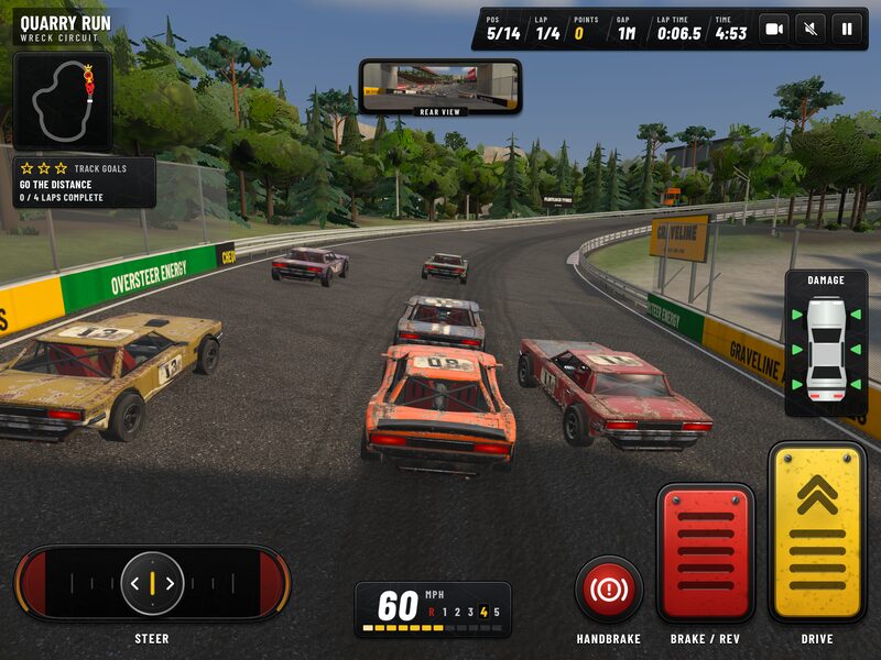 Quarry Run: the pack sweeps through a wooded bend, a blue-striped number 15 alongside the orange 08